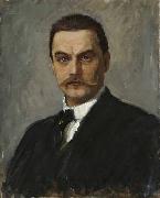 Albert Edelfelt Sjalvportratt oil on canvas